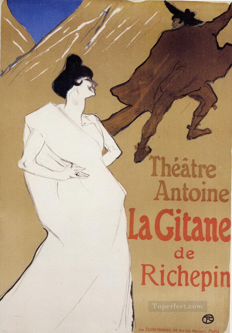 la gitane the gypsy 1899 Toulouse Lautrec Henri de Oil Paintings